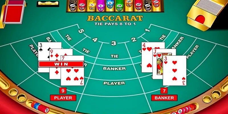 Giao diện game Evolution Baccarat bắt mắt